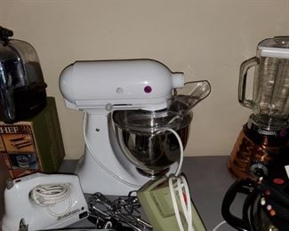 Kitchenaide and a variety of other kitchen appliances 