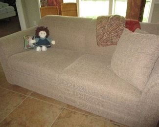 Sealy sleeper sofa with matching loveseat