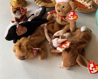 TY Beanie Babies are making a comeback.  These are from a private collection of my friends Christian and Julie....