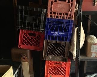 Vintage Milk Crates of all types...