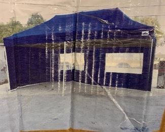 10 x 20 Pop up tent with walls. Only used once!!