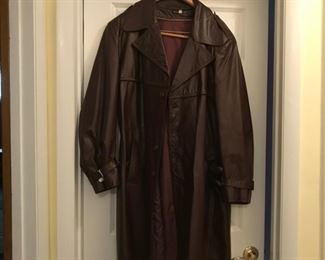 Man's Leather Coat