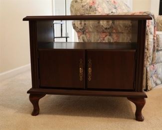 cherry wood veneer 27w x19 3/4d x 22 1/4 h