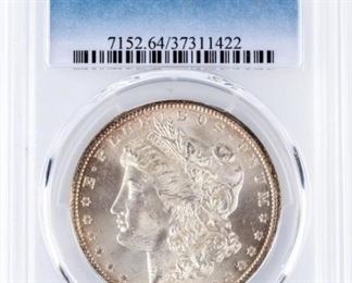 Lot 36 - Coin 1884-CC Morgan Silver Dollar PCGS MS64