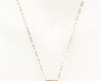 Lot 10 - Jewelry Sterling Silver Zuni Sunface Necklace