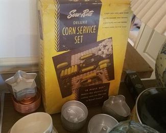 All types vintage kitchen items some with boxes