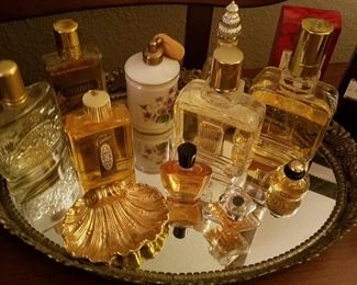 Ladies perfume vanity items