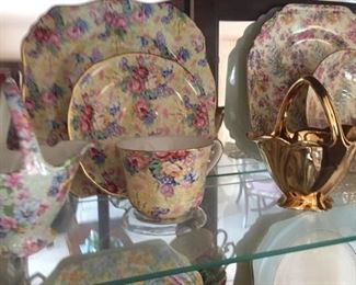 More Chintz-3-piece tea sets