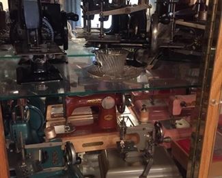 some (a small portion) of the extensive mini child's sewing machines