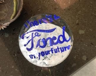 1950's Ford paperweight-dealer freebie