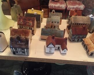 English pottery cottages