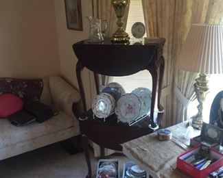 side tables-brass tamps