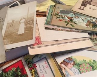 lots of old post cards-some local-many stillblank