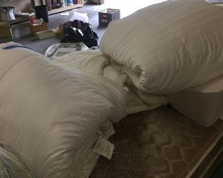 lovely goose down duvets --one almost new marked at $450