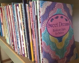 LOTS (lots) of quilting books, patterns etc
