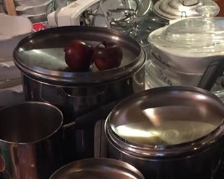 lots of Revereware pots & pans