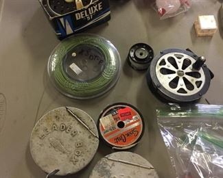 fishing stuff-lots of hand-ties flies