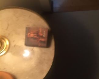 nice marble topped table