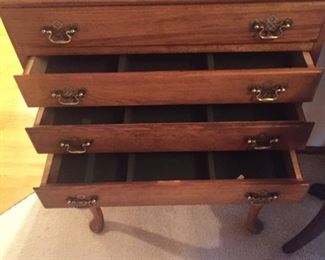 Silverware chest-felt lined-nice!