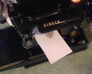 One of three Singer Featherweights
