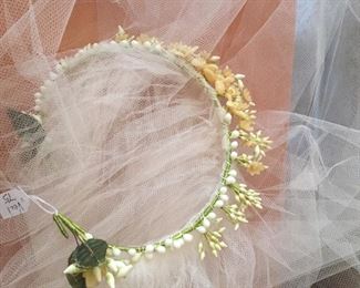 fabulous wax flower veil