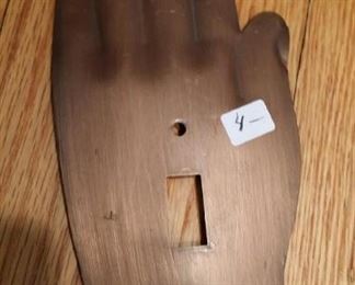 tbs Hamsa tin light switch plate