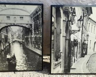 tbs Venice BW photos on wood