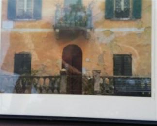 tbs Tuscan house photo in wood frame