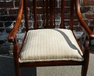 tbs vintage carved wood chair