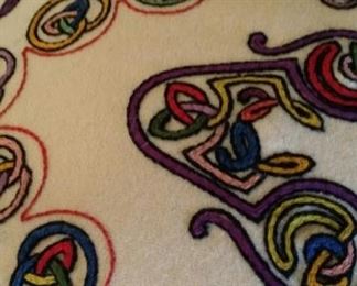 tbs wool Celtic scroll pillow