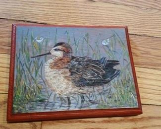 tbs painted piper on wood