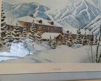 tbs Sun Valley Lodge framed