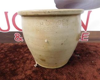 Crowden Stamped Pottery Crock(Harrisburg, PA.)