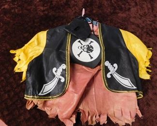 Vintage Childs Pirate Halloween Costume