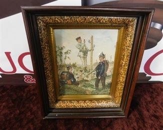 Victorian Prussian Themed Framed Print