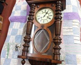 Antique Ornate Wall Clock