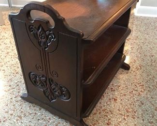 Arts and Crafts Table and Shelf, from the period.
