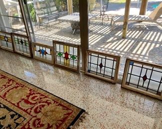 19 Century Stained Glass windows from England; beautiful.