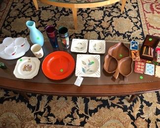 Mid Century decorative items.
