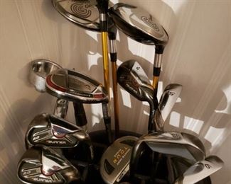 Cleveland Launcher Drivers and Taylormade Burner irons