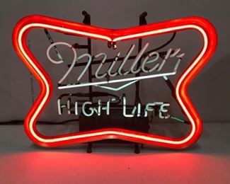 Vintage Miller High Life sign from Jack Patrick’s bar downtown