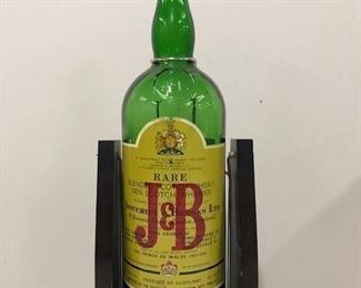 J & B baby! Drink of royalty in the UK. Sweet vintage swivel holder allows for an effortless pour.