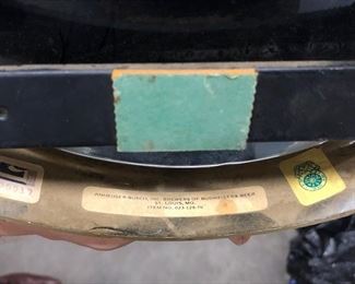 Legit AB label sticker to 7oz bottle plaque sign. Love the St. Louis good’ol days history!