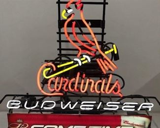 Kings of Baseball and BEER! Gotta love St. Louis! Bird on bat neon.
