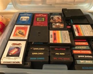 Atari 2600 games.