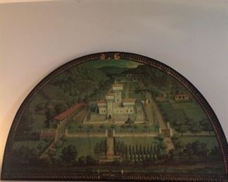 Large "Half-Moon" scene on a plaque!!!