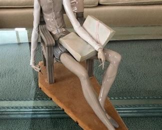 Lladro Don Quixote In Chair