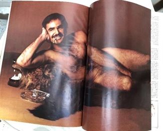 Original April 1972 Cosmo with Burt Reynolds Centerfold