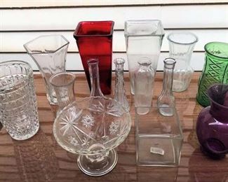 APC001 Beautiful Glass Vases Selection