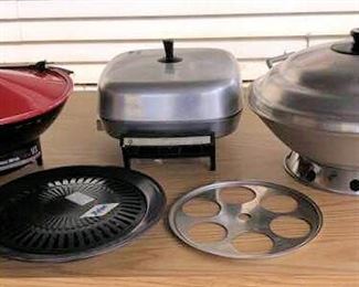 APC011 Two Woks & Electric Frying Pan